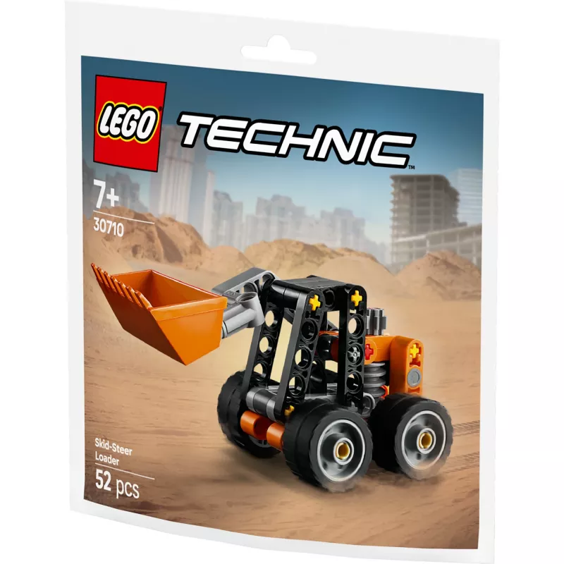 Bouwspeelgoed LEGO Technic compactlader 30710 met beweegbare armen en rupsbanden