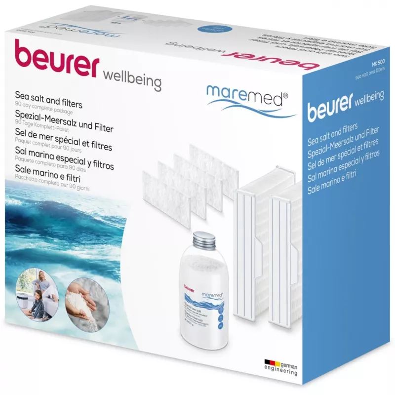 Beurer maremed MK 500 combinatiefilter- en zeezoutset