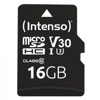 GEHEUGEN MICRO SDHC 16GB C10/W/ADAPTER 3433470 INTENSO