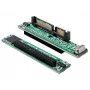 Kabeladapter DeLOCK 61987 SATA 22p naar IDE 44p zwart/groen