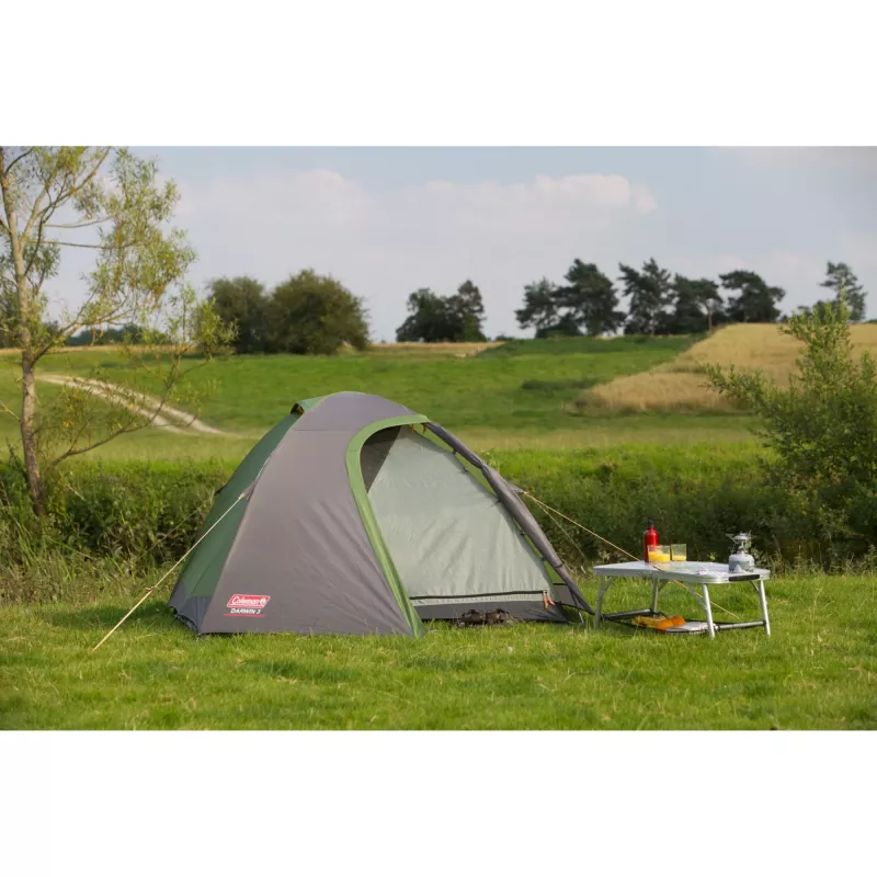 Koepeltent Coleman Darwin 3 3 personen groen stalen frame