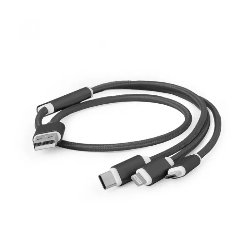USB 2.0-kabel Gembird CC-USB2-AM31-1M — USB A-aansluiting, 1 m, zwart