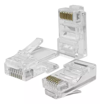 Modulaire RJ45-stekker QOLTEC 54552 CAT6 UTP, 100-pack