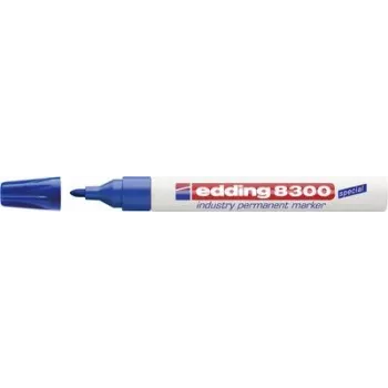Permanentmarker Edding 8300 ronde punt blauw