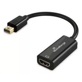 Mini DisplayPort naar HDMI converter MediaRange MRCS236, 10 Gbps, 20 cm, zwart
