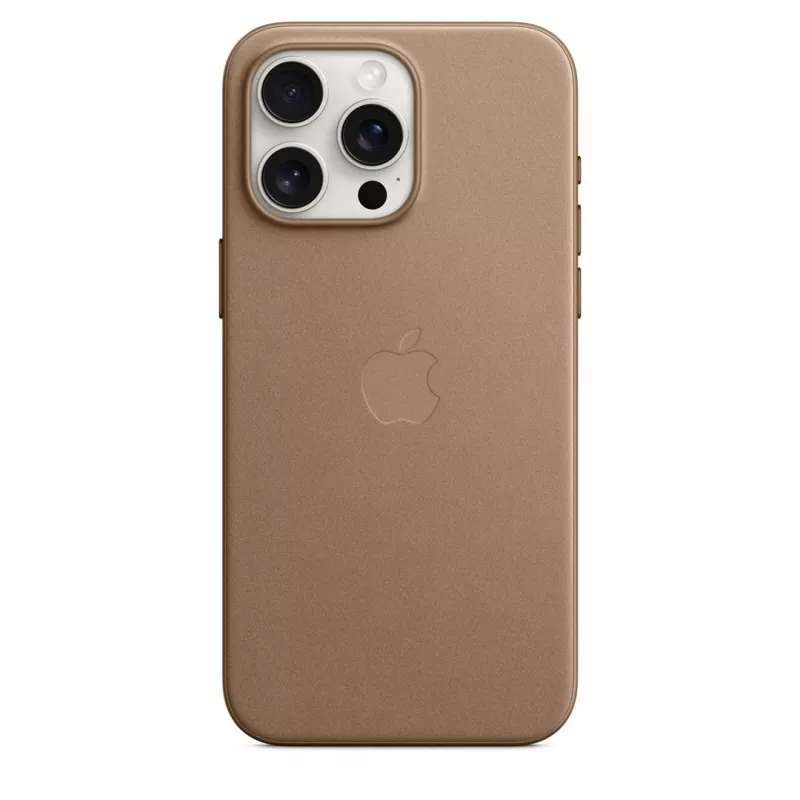 Apple iPhone 15 Pro Max FineWoven hoesje met MagSafe – taupe