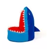 Sako zitzak poef Shark marineblauw XXL 100 x 60 cm