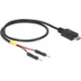 USB-kabel DeLOCK 85408 Micro-USB B 0,3 m zwart