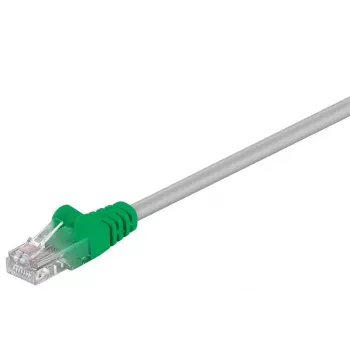 Wentronic Goobay CAT 5e crossover-patchkabel, U/UTP, grijs, groen, grijs-groen, 5 m - CCA-kopermix (68868)