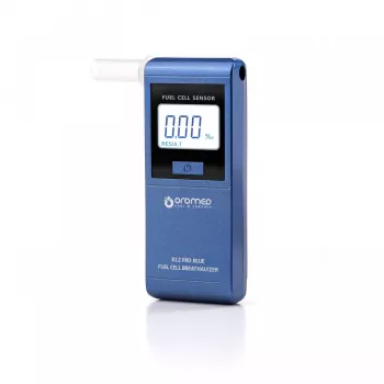 Elektrochemische alcoholtester blauw