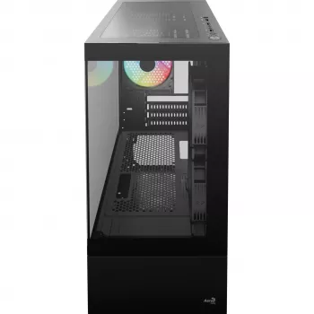 Micro/Mini-ITX computerbehuizing AEROCOOL Geh Viewport Mini-G-BK-v4 ARGB zwart