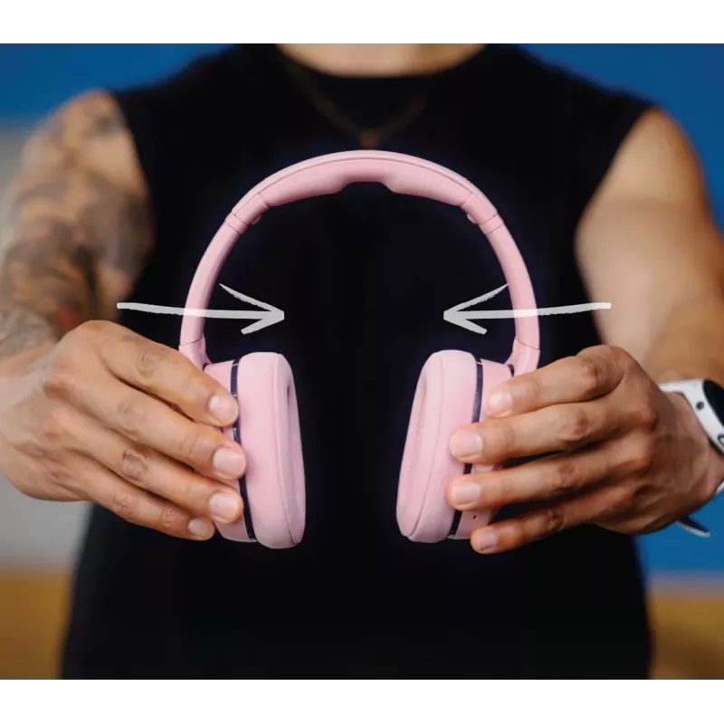 Skullcandy Crusher 540 Active over-ear zachte roze koptelefoon
