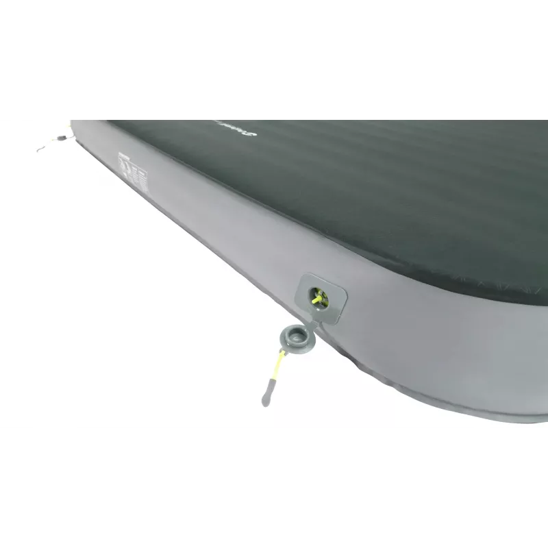 Tweepersoons luchtmatras Outwell 400152 — 1380×2070×120 mm, polyester, groen/grijs