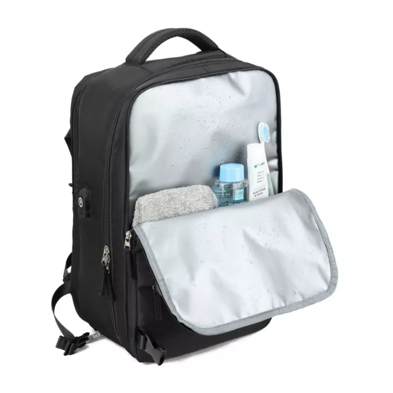 NOVEEN CTB400 handbagage-reisrugzak, 40x20x25 cm, zwart