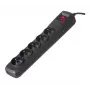 Activejet zwarte stekkerdoos met kabel ACJ COMBO 5G/5M/BEZP. AUTO/CZ