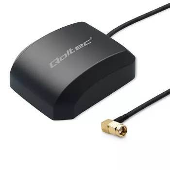 GPS/GLONASS-antenne QOLTEC 28 dBi 50 W met SMA-haakse stekker