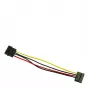 Interne stroomkabel Inter-Tech 88885306 0,15 m