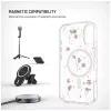 Fixed MagBloom | achterkant cover | Apple | iPhone 17 | TPU | Blush Plum