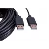 UNITEK Y-278 USB-kabel USB 2.0 10 m 2 x USB-A USB-A zwart