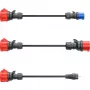 go-e Adapterset voor Gemini flex 11 kW, 3-delige set (zwart, 30 cm)