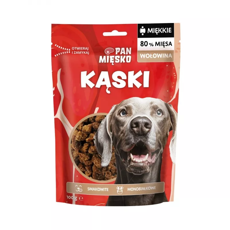 Hondensnack Pan Mięsko Soft Beef Bites 100 g