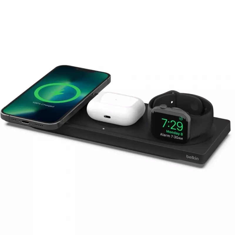 Draadloze oplader Belkin BOOST↑CHARGE PRO snelladen zwart