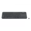 Logitech Wireless Touch Keyboard K400 Plus - toetsenbord - draadloos - 2,4 GHz - Tsjechisch - zwart