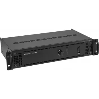 Eindversterker Omnitronic PAA-240 240W 100V — ELA/lijn-versterker
