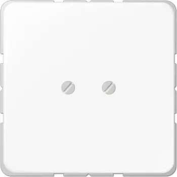 Wandplaatafdekking JUNG CD 561 B WW, wit duroplast, enkelvoudig frame, compatibel met JUNG-frames