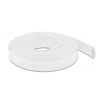 Gevlochten slang DeLOCK 20806 10 m x 25 mm wit