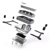 Alphacool Core 1 13444 CPU-waterblok, LGA1700/LGA1851/AM4/AM5, zilver