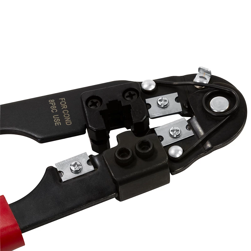 LogiLink WZ0004 kabel-crimpgereedschap crimptang zwart. rood