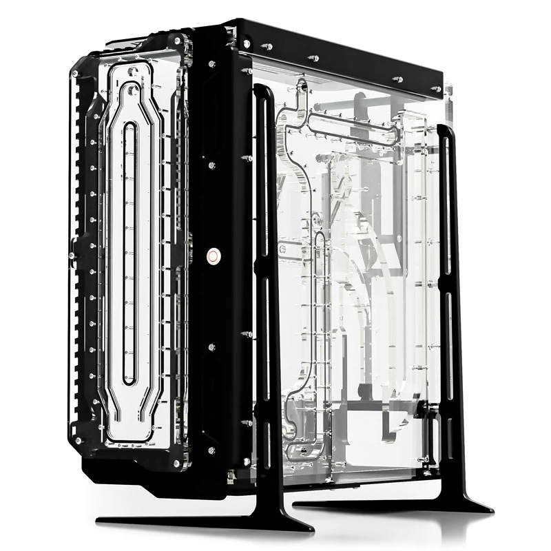 Front-verdeelplaat voor aangepaste pc-waterkoeling, Singularity Spectre 2.0 Elite – frontpaneel-reservoir-/doorstroomhouder (SC-SPECTRE-ELITE-FRONT-BK)