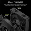 Corsair iCUE LINK RX120 MAX 120mm behuizingsventilator - zwart