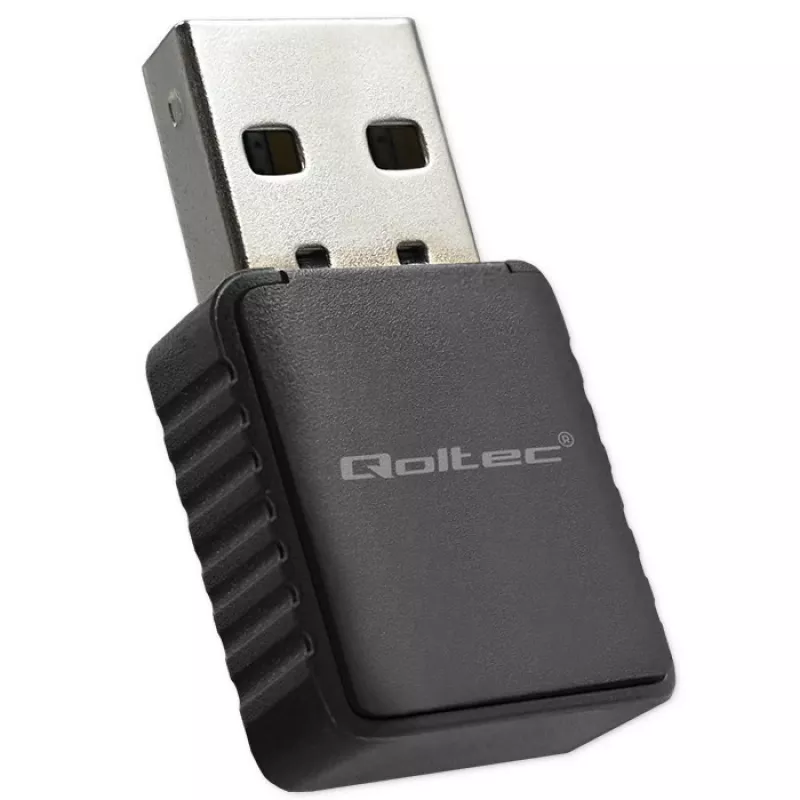 Draadloze USB-adapter QOLTEC 56988 dual-band 1300Mbps USB 3.0