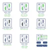 Akyga Charge Brick AK-CH-17 USB-oplader 65 W, 2 x USB-C PD + 2 x USB-A QC 4+, zwart
