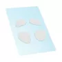 Muisglijders Endgame Gear XM1, 99,5 % PTFE, wit — enkelvoudige set