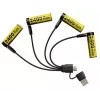 Oplaadbaar Li-Ion AA 1,5V accupack Nitecore NH2400 2400mAh – 4-pack