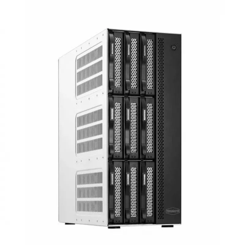 TerraMaster T9-500 PRO NAS/opslagserver desktop Intel® Core™ i7 16 GB DDR5 0 TB grijs