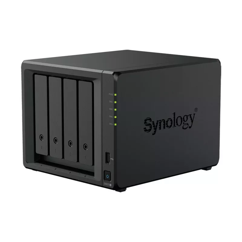 Synology DiskStation DS925+ NAS/opslagserver Ryzen Embedded V1500B 4 GB DDR4 0 TB zwart