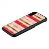 Smartphonehoesje iKins voor iPhone XR — short cake-design, zwart