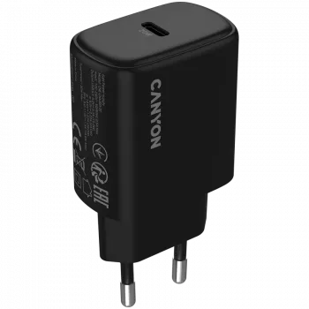 CANYON oplader OnCharge 200 20W 1xPD EU zwart