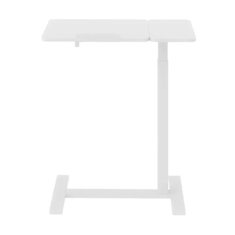 Maclean mobiele bureau-/laptopstandaard, wit, hoogteverstelling 76-109 cm, max. 30 kg, MC-120 W
