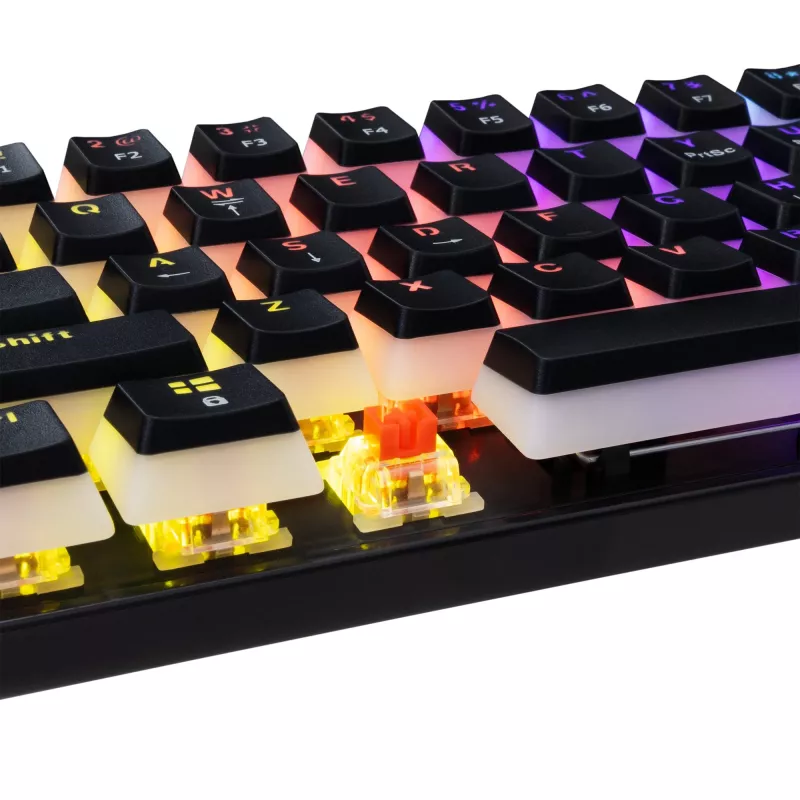 Gaming-toetsenbord White Shark GK-2202 Ashiko 2 zwart/rood US-layout