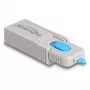 Poortslot DeLOCK 20969 DisplayPort HDMI USB Type-A USB Type-C grijs