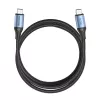 Vention USB 2.0 5A 240W 1m ZWART USB-C naar C-kabel