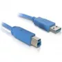 USB-kabel DeLOCK USB3.0 A-B stekker/stekker 5 m