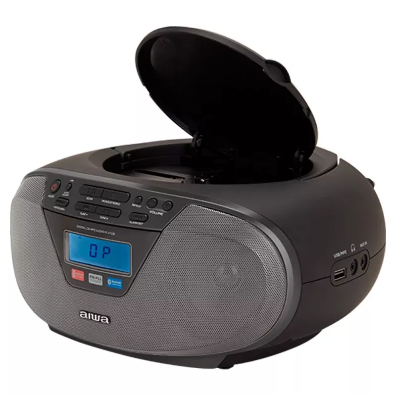 Audiomicrosysteem Aiwa BBTU-400BK, CD/MP3/FM-PLL/BT-speler (zwart)