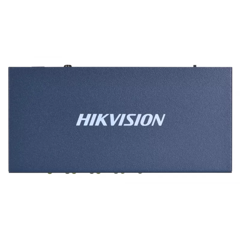 Hikvision DS-3E0106HP-E Netwerk-links unmanaged Fast Ethernet (10/100) PoE-ondersteuning blauw