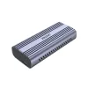SSD-behuizing Unitek SolidForce Reefer grijs – M.2 NVMe PCIe, USB‑C 10 Gbit/s, aluminium, 1 drive